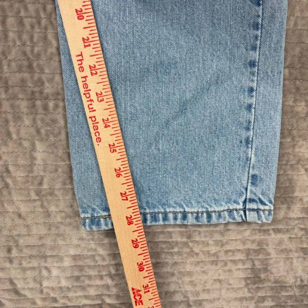 Levis 505 Regular Fit Jeans 32x30 Light Wash Blue Straight Leg Denim 005054834‎